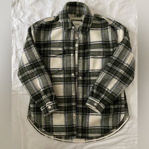 NWOT A&F Cozy Shirt Jacket